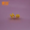 JKCP768 — жёлтый стержневой стержневой стержневой разъём 2.0 с четырьмя гвоздями и 1,95 гвоздями для небольших деталей Specification image